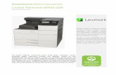 L PRINTER MS911DE - Lexmark · The fast printing mechanism is backed by a powerful 800 MHz dual- ... long-life components, ... Laser Printer MS911DE