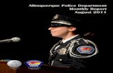 Albuquerque Police Department Monthly Report …@download/file/August_2011.pdf · • Officers McBrayer and Hernandez utilized an ... • On August 18 ... Albuquerque Police Department
