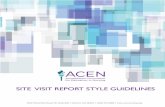 ACEN Style Guidelines - acenursing.net · for submission to the Accreditation Commission for Education in Nursing ... evidence-based practice evidence based practice; ... maternal-child