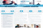 UCP Managed Services for Skype for Business · UCP Managed Services help you realize your collaboration goals with a holistic, individually scalable range of services in a cost-effective,