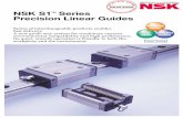 NSK S1 Series Precision Linear Guides - bearing · NSK S1™ Series Precision Linear Guides MAX MIN MAX MIN Running accuracy of ball slide top face Bottom datum of rail Side datum