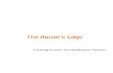 Blackbaud Raiser's Edge Creating Custom Crystal Reports ... · chapter iv What Is In This Tutorial? In the Creating Custom Crystal Reports Tutorial, you learn step-by-step instructions