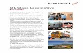 DL Class Locomotive - KiwiRail Class Locomotive Fact... · DL Class Locomotive FACT SHEET The DL Class locomotive was introduced by KiwiRail in 2010. They were the first addition