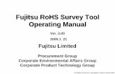 Fujitsu RoHS Survey Tool Operating Manualprocurement.fujitsu.com/jp/green_dl/RoHS_tool_Man(v3_00)_e.pdf · Fujitsu RoHS Survey Tool Operating Manual ... Operating Environment Operating