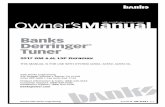 Owner’sMa · Banks Derringer ® Tuner 2017 GM 6.6L L5P Duramax THIS MANUAL IS FOR USE WITH SYSTEM 66582, 66592, 66592-DL Gale Banks Engineering 546 Duggan Avenue • …
