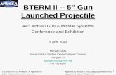 BTERM II -- 5” Gun Launched Projectile .BTERM II -- 5” Gun Launched Projectile ... 540-653-8294