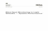 Blind Spot Monitoring in Light Vehicles - System Performance · Blind spot monitoring in light vehicles — System ... Blind Spot Monitoring in Light Vehicles – System Performance