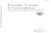 Probability Concepts - USGS · theoretical papers in the hydrologic and geomorphic sciences probability concepts in geomorphology by a. e. scheidegger and w. b. langbein