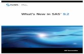 What's New in SAS 9 · What’s New in SAS ® 9.2. Cary, NC: SAS ... SAS Data Surveyor for Clickstream Data ... DMINE, and DMREG procedures plus an in-database sampling macro
