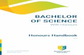 BACHELOR OF SCIENCE - scu.edu.au · Course and Enrolment Information ... Guidelines for Honours thesis examiners ... The Honours degrees are valued highly within the Australian university