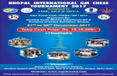 BHOPAL INTERNATIONAL GM CHESS TOURNAMENT 2017aicf.in/wp-content/uploads/2017/08/Final-Bhopal-GM.pdf · AICF Chess for Community +TROPHIES BHOPAL INTERNATIONAL GM CHESS TOURNAMENT