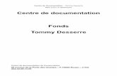 Centre de documentation Fonds Tommy Desserre · Centre de documentation – Tommy Desserre Mise à jour le 26/04/2010 ADAM, ... CHABRIER, Emmanuel Bourrée fantasque [Musique imprimée]