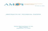 2009 AMOS Abstracts - Space surveillance · Sudhakar Prasad, University of New Mexico Preconditioning MFBD and the Local Minimum Trap ...