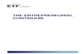 THE ENTREPRENEURIAL CONTINUUM - European … · systemic approach to entrepreneurial learning. ... the entrepreneurial continuum is a collective, ... impact assessment can mitigate