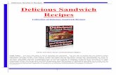 Delicious Sandwich Recipes Delicious Sandwich Recipes - Delicious Sandwich Recipes.pdf · Delicious Sandwich Recipes - 1 - Delicious Sandwich Recipes Collection of Delicious Sandwich