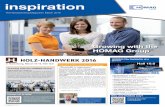 Growing with the HOMAG Group · 1 inspiration March 2016 The Woodworking Magazine | March 2016The Woodworking Magazine | August 2014 Growing with the HOMAG Group Why visit HOMAG City?