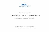 Landscape Architecture - University of Kentucky .Landscape Architectural Accreditation Board SELF