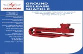 SHACKLE RELEASE GROUND - Dawson … Pocket GRS Rev005.pdf · ground release shackle tive a innov piling equipment hydraulic piling hammers or mounted t a v exca ors t vibra or mounted