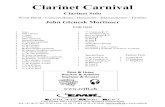 Clarinet Carnival - Notenversand .Clarinet Carnival Clarinet Solo Wind Band / Concert Band / Harmonie