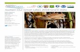 Sustain Our Great Lakes 2018 Grant Slate · Sustain Our Great Lakes offers funding annually, with grant awards ranging from ... create green recreational facilities that provide improved