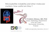 Microsatellite instability and other molecular markers ... · pT3-4 N0 Stage II No chemotherapy But ... (Replication Error-) Stable tumour (MSS): 4 MMR proteins expressed ... Identification
