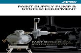 PAINT SUPPLY PUMP & SYSTEM EQUIPMENT - … · PAINT SUPPLY PUMP & SYSTEM EQUIPMENT Models, specifications and photos are subject to change without notice. Printed in Japan CAT.No.SE-61F