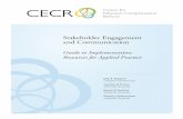 Stakeholder Engagement and Communication · Stakeholder Engagement and Communication. The primary audience for this module is the range of professional educators, school district