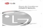 Room Air Conditioner - LG USA · Care and Maintenance ... The reverse cycle system of the air conditioner is based on the air cooling type heat pump ... condition, it maycause afire,