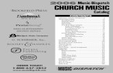 2006 CHURCH MUSIC - musicdispatch.com · Music Dispatch CHURCH MUSIC Catalog 2006 ... _____08738016 TTBB collection.....$7.50 LORD OF LIGHT ... Thanksgiving presentation.