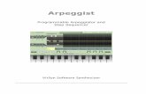 Arpeggist user manual · Welcome to Arpeggist 4 ... “Bass”, and so on. To import a preset just upload the preset ﬁles you want to import in the iTunes File sharing section.