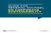 Guide for General Counsel - Linklaterscontent.linklaters.com/pdfs/mkt/london/GC Guide _Linklaters_UNGC.pdf · an Advisory Group of General Counsel (“GC”), ... Sustainability to