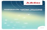 TEMPERATURE CONTROL SOLUTIONS - julabo.com · 5 LIFETIME TESTS FOR BATTERIES To determine the lifetime of batteries, they are subjected to different ambient temperatures in environmental