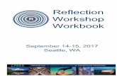 Reflection Workshop Workbook - depts.washington.edu€¦ · Table of Contents Welcome i Workshop Schedule ii Part 1 - SITUATING 1 Activity 1 – What we will produce 2 Part 2 –