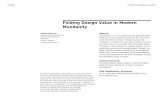 Finding Design Value in Modern Mundanity - QUT …eprints.qut.edu.au/94370/1/FindingDesignValueinModernMundanity.pdf · Finding Design Value in Modern Mundanity ... its level of significance