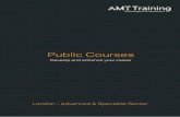 Public Courses - amttraining.com · LBO Modeling 10 Excel Power Modeling 12 Divestiture Analysis, Modeling and M&A Modeling Issues 14 ... • Structure an LBO and model the impact