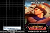 Sega Genesis - Sword of Vermilion - Mike's RPG Centermikesrpgcenter.com/manuals/genesis/Sword_of_Vermilion.pdf · Loading Instructions: Starting Up I. Make Sure the power switch is