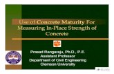 Use of Concrete Maturity For Measuring In-Place …ucsolutions.com.au/public/assets/32/presentation-on-maturity.pdf · Use of Concrete Maturity For ... Embed Maturity Sensors in Field