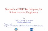 Numerical PDE Techniques for Scientists and …dbalsara/Numerical-PDE-Course/ch1/...Numerical PDE Techniques for Scientists and Engineers By Prof. Dinshaw S. Balsara (dbalsara@nd.edu)
