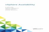 n vSphere 6 - docs.vmware.com · capabilities into data center infrastructure that can help you ... unplanned downtime by providing rapid recovery from outages and ... the event that
