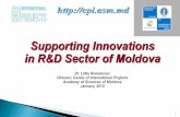 FP7 in Moldova · AITT – Agency for Innovation and Technology Transfer, ... Agreement of Moldova’s participation in the Program ... 22 19 0 10 20 30 40 50