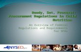 PowerPoint Presentation Powe… · PPT file · Web view2016-07-13 · An Overview of Federal Regulations and Requirements for SFAs. ... No presentation on procurement methods would