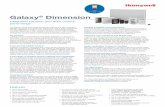 NEW GX Remote Control App Galaxy Dimension - Honeywell · intrusion and door control security solution for mid to large commercial security installations. It offers your customers