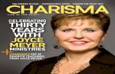 celebrating thirty years joyce meyer - Charisma … CHARISMA LIFE IN THE SPIRIT the answer to fear | supernatural favor | passing the trust test celebrating thirty years with joyce