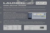 Launchkey Mini DAW setup guide - NovationMusic.com · imAge-line Fl Studio 11 bASic uSe Load FL Studio 11, open the ‘Options’ menu and select ‘MIDI Settings’. In the list