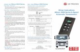 DRIVING TIPS Allison3000Series MISC. ITEMS ... - …/.../allison-3000-automatic-transmission-driver... · the service brakes. ... The warning light illuminates when the transmission