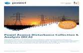 Powel Avance Disturbance Collection & Analysis (DCA) · processing, analysis and presentation of faults and disturbances on the grid. Powel Avance Disturbance Collection & Analysis