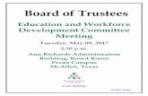 Education and Workforce Development Committee Meeting · 551.071(2) to confer with its ... for the Education and Workforce Development Committee meeting of Tuesday, March 7, 2017