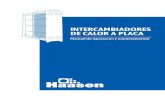 INTERCAMBIADORES DE CALOR A PLACA - s3.amazonaws.com · INTERCAMBIADORES DE CALOR A PLACA 4 Manual de operación y mantenimiento 1.PREfACIO 2.INTRODUCCIóN ... Como regla el espacio