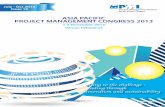 ASIA PACIFIC PROJECT MANAGEMENT CONGRESS .ASIA PACIFIC PROJECT MANAGEMENT CONGRESS 2013 ... the Asia