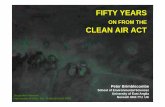 FIFTY YEARS - IAPSC - Investigation of Air Pollution ... · FIFTY YEARS ON FROM THE CLEAN AIR ACT ... LONDON SMOG OF 1952 0 1000 2000 3000 4000 5000 ... Norwich NR4 7TJ UK Jacqueline